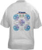 RF Cafe Smith Chart Gray T-shirt - back,  We Are the World's Matchmakers Smith Chart design