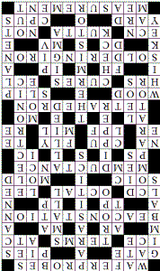 Engineering Crossword Puzzle Solution, August 21, 2011 - RF Cafe
