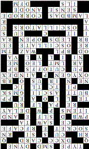 Engineering Crossword Puzzle Solution, 12-18-2011 - RF Cafe