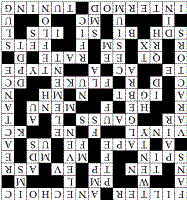  RF Cafe  - June 5, 2011 Engineering Crossword Solution