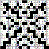 RF Cafe - Engineering & Science Crossword Puzzle Solution for 3/13/2011