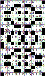 Radio & Radar Engineering Crossword Puzzle Solution for 11/24/2013 - RF Cafe