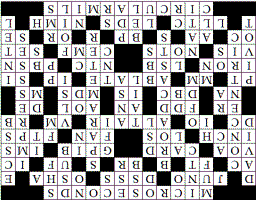 RF Engineering Crossword Puzzle Solution for January 20, 2013 - RF Cafe