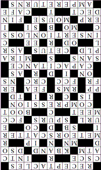 Microwave Engineering Crossword Puzzle Solution for July , 2014