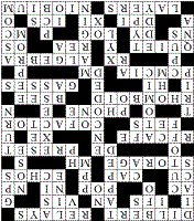 RF & Microwave Crossword Puzzle Solution for August 31, 2014 - RF Cafe