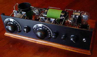 Browning-Drake Receiver model from Old Radio Builder website - RF Cafe