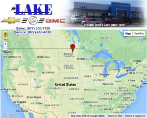 Lake Motor Company Webpage Header & Map - RF Cafe