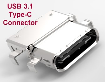 USB 3.1 Type-C Connector - RF Cafe