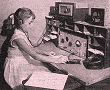 Strays - Youngest YL Amateur Radio Licensee, October 1953 QST - RF Cafe