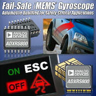 ADXRS800 iMEMS® gyroscope