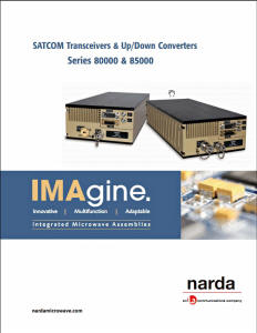 Narda Catalog Features Satcom Transceivers, Converters
