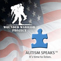 Wounded Warrior & Autism Speaks banner