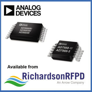 Richardson RFPD Introduces Two New Converters from ADI