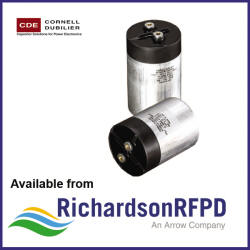 ichardson RFPD Introduces New Line of High Density, DC Link Power Film Capacitors from Cornell Dubilier