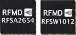 RFSA2654, a 75-ohm broadband digital step attenuator, and the RFSW1012, a high power handling single-pole, double-throw switch (SPDT)