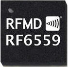 The RF6559 allows for Tx/Rx on a single antenna via 2 integrated SPDT switches.