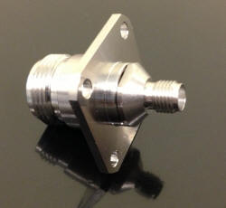 VidaRF Intros Precision Flange-Mount Adapters N/F to SMA/F - RF Cafe