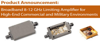 API Technologies Intros Broadband 8-12 GHz Limiting Amplifier - RF Cafe