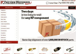 Fairview Microwave Launches Brand New RF and Microwave eCommerce Website - RF Cafe