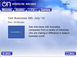 American Airlines "Executive TV" - RF Cafe