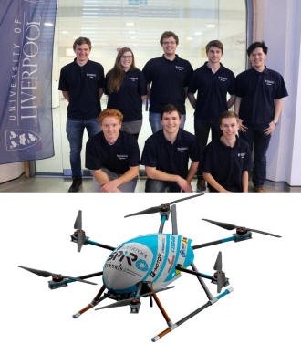 Cobham Antenna Systems Proud to Support Liverpool University in IMechE’s UAS Challenge 2015 - RF Cafe