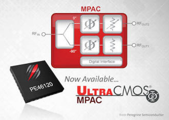 Peregrine Semiconductor Announces Availability of First UltraCMOS® MPAC Product - RF Cafe