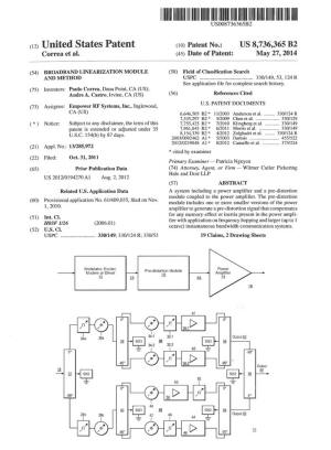 United States Patent 9,007,125 B2 - RF Cafe