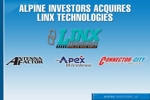 Alpine Investors Acquires Linx Technologies