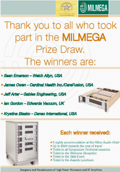MILMEGA 2009 Contest Winners